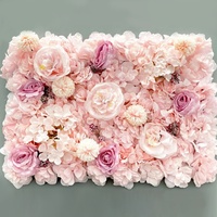 Panneaux muraux décoratifs 3d en soie artificielle blanche, 40x60cm, pour mariage, toile de fond