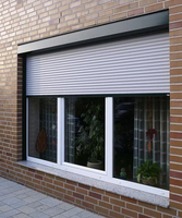 Persianas Enrollables Automáticas, Precio de Sistema de Persianas Enrollables Eléctricas para Huracanes, Persianas de Aleación de Aluminio, Persianas Exteriores