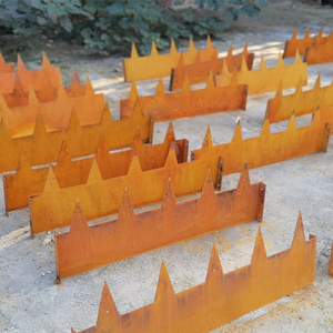 GNEE Jardinières surélevées rectangulaires modernes en acier corten Ornements élégants pour les espaces extérieurs - Product Image 5