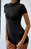 Ensemble 2 pièces pour femmes avec logo brodé personnalisé, haut à manches longues slim fit et pantalon évasé, ensemble de survêtement Y2K pour femmes