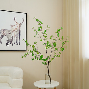 C632 Branche Verte Artificielle de Haute Qualité <span class=keywords><strong>Pieris</strong></span> Japonais Arrangement De Fleurs En Plastique Décoratif Café Intérieur Centre Commercial Décor Extérieur - Product Image 4