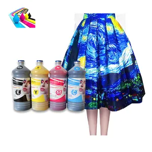 Vente en gros d'encre à sublimation par transfert de chaleur 1000ml imprimante textile à sublimation directe pour encre à colorant pour tête EPS i3200