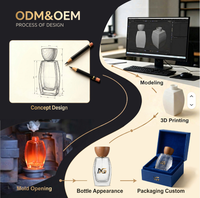 Bouteilles de luxe pour diffuseurs à bâtonnets, flacons en verre ambré transparent de haute qualité pour parfums et machines d'aromathérapie