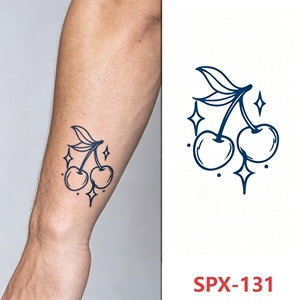 Autocollant de tatouage semi-permanent à l'encre de Jagua, à base de jus de fruits et d'herbes, imperméable, longue durée, pour femmes et filles, tenue 2 semaines, OEM Fournisseur - Product Image 4