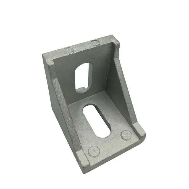 Connecteur d'accessoires de profilé en aluminium à support 90 degrés 40*40 avec pièces à angle fort bilatéral pour profilés en aluminium 4040