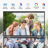 15,6 Zoll 4K UHD Tragbarer Dual-Monitor mit Schwenkverstellung und Vertikalem Bildschirmmodus für Datenanalyse und Finanzarbeit