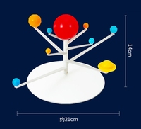 Kit de modèle gonflable du système solaire pour enfants jouet éducatif STEM pour l'astronomie et la peinture avec des planètes