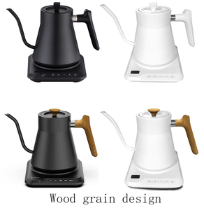 Commercial <b>Kettle</b> Smart 1L Small Hot Water Heating Boil Boiler Portable 304 Stainless Steel Spout Coffee Pot Tea <b>Kettle</b> Wood Han - Product Image 4
