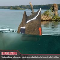 Décoy de chasse réaliste en plastique imperméable en forme de fesses de canard, ornement de jardin pour pelouse extérieure
