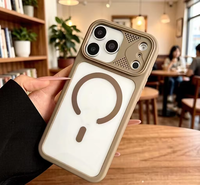 Heybingo – Coques de téléphone portables magnétiques en acrylique antichoc détachables compatibles, avec support anneau magnétique 17 pièces – Vente en gros