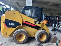 Gebrauchter Caterpillar 246C Kompaktlader Modell 2018 MOOG Motor Dieselmotor 62kW Hochleistungspumpe 1497kg Nennlast 3790kg