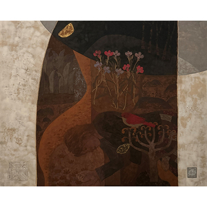 Nhật Bản có giá trị mảnh unframed Lang Thang mặt trăng tường nghệ thuật nhà sơn cho phòng trưng bày không gian - Product Image 1