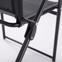 Ensemble de chaises pliantes en métal et rotin avec structure en fer pour balcon, maison, loisirs, table, conférence
