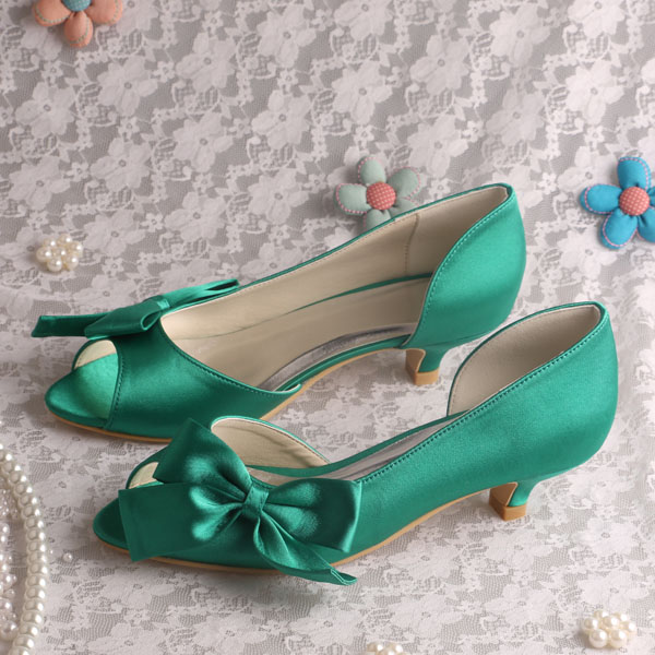 slim fit dress slacks A3070L Cedar Green Faux Suede Ball Heel Green