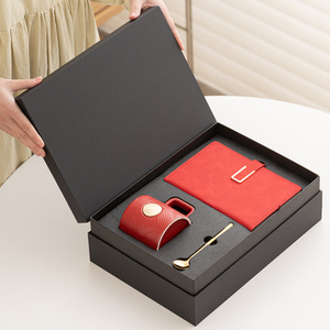 Cadeaux promotionnels avec logo Cadeau d'entreprise personnalisé Tasse en céramique Carnet Plaqué cuivre Cadeau d'entreprise haut de gamme - Product Image 3