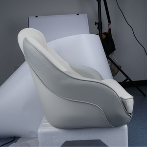 Silla de capitán para barcos con control de dirección, asiento de aluminio para barcos de pesca, diseño de lujo - Product Image 1