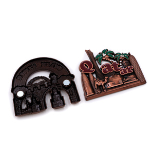 Fabricante de Ímãs Metálicos Personalizados para Geladeira, Souvenir da Turquia, Catar e Singapura, Ímã 3D Personalizado em Metal - Product Image 5