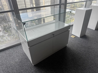 Armoire en verre personnalisée pour centre commercial Lumière LED Compteur de bijoux élégant Échantillon Exposition Vitrine