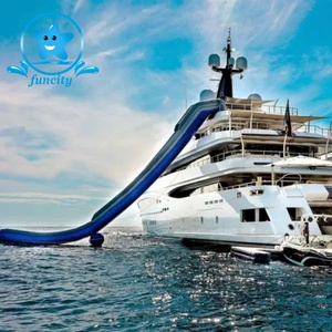 Chất lượng cao giá bán buôn nước đồ chơi lớn ngoài trời Yacht Đảng trượt Inflatable - Product Image 2