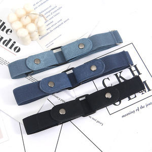 Directo de fábrica, sin costuras, elástico, versátil, invisible, ajustable, cinturón para jeans de hombre y mujer, sin necesidad de perforaciones, práctico. - Product Image 3