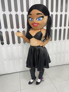 Costume <span class=keywords><strong>de</strong></span> mascotte <span class=keywords><strong>de</strong></span> danseuse sexy, femme super modèle, strip-teaseuse, danse flamboyante d'Africana - Product Image 5