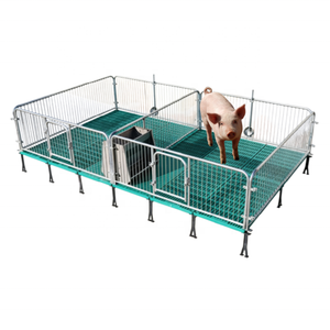 Enclos de maternité réglable pour truies, conception galvanisée à chaud pour une gestion efficace du bétail - Product Image 1