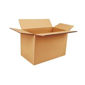 Corrugated Cardboard <b>Box</b> Rectangle Slotted Packaging <b>Box</b> Brown <b>Paper</b> <b>Box</b> for <b>Storage</b> and Shipping - Product Image 1