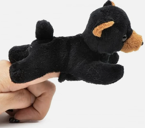 Pequeño barato personalizado Animal marrón <span class=keywords><strong>caballo</strong></span> <span class=keywords><strong>dedo</strong></span> marioneta muñeca suave felpa relleno productos <span class=keywords><strong>de</strong></span> bienestar 2025 - Product Image 3
