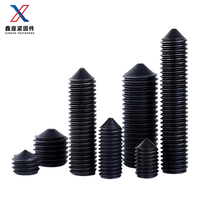 Vis à tête hexagonale DIN914 Xinzuo |   Acier au carbone haute résistance de grade 8.8 |   Pointe de cône noire |   Vente Flash Métrique Directement de l'Usine