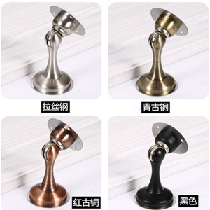 Butée de porte en acier inoxydable, diamètre 55 mm, fixation murale magnétique, aucun perçage requis pour les portes intérieures de salle de bain - Product Image 5