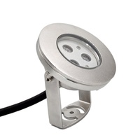 Yaokingled YK-UW101 316L Edelstahl 24V IP68 Wasserdichter Mono Weiß RGBV+ 9W LED Unterwasser-Spotstrahler 10-Grad-Strahl Fontänenbeleuchtung