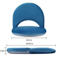 Chaise de jeu au sol avec bande d'épaule, prix bas, colorée, portable, canapé pliable en tissu, chaise de sol japonaise pliable