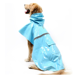 Op Maat Gemaakte Grote Verstelbare Huisdierwaterbestendige Kleding Lichtgewicht Hondenregenjas Met Reflecterende Strip - Product Image 3