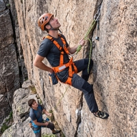 Harnais d'escalade demi-corps en polyester, taille réglable 70-122cm, jambe 52-74cm, équipement d'alpinisme et d'escalade d'arbre en extérieur