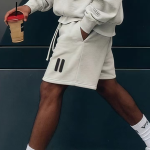 Shorts Bermuda Essentiels Décontractés pour Hommes – Vente en <span class=keywords><strong>Gros</strong></span> – Respirants, Taille Élastique, Idéaux pour l'Entraînement, le Fitness, le Hip-Hop, le Sport, la Course et la Gym - Product Image 3