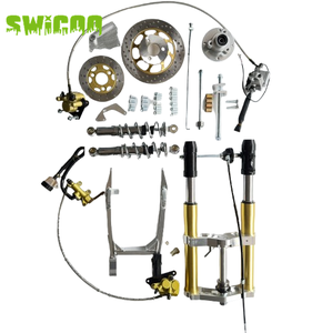 SWICOO para Kits de Horquilla Delantera Invertida Compatible con Monkey Z50 con Conjunto de Amortiguador de Brazo Oscilante Delantero y Trasero para Ruedas de 10 Pulgadas - Product Image 6