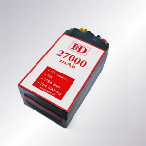 44.4V 27000mAh 275wh/kg 27Ah12S katı hal pil lityum iyon üreticisi HD İha güç drone İha sabit rüzgar Vtol multirotor