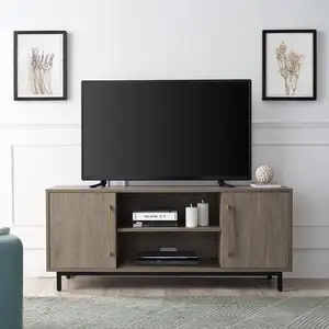 Wohnzimmer möbel Chinese Supply Rechteckige MDF-Platte Tisch Ecke Holz schrank TV-Ständer