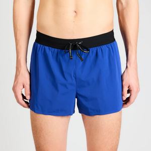 Pantalones Cortos Deportivos Negros de 4 Pulgadas para Hombre, de Cintura Alta, con Forro Dividido, Elásticos, 2 en 1 - Product Image 5