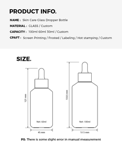 Botellas de Vidrio Ámbar con Gotero, Envases de Vidrio Vacíos para Suero Facial, Aceite Esencial, Cosméticos, Desmaquillante y <span class=keywords><strong>Esencia</strong></span> - Product Image 6