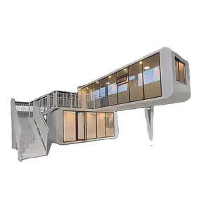 Usine chinoise personnalisée cabine populaire luxe modulaire haut de gamme conteneur de jardin mobile maison capsule de pomme Hangfa