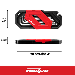 Juego de llaves Allen métricas largas, destornillador de llave hexagonal para motocicletas y bicicletas - Product Image 3