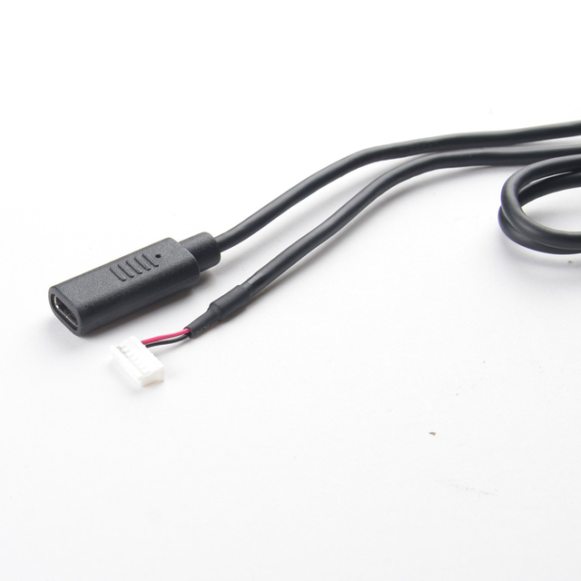 Customized JST 2.0 Micro-USB Type C Female Plug PH 2.0 2-Pin Molex Terminal Connector USB C Wire Assembly Harness
