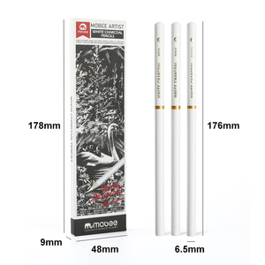 Mobee P3504 6 Pcs Trắng Phác Thảo Bút Chì Basswood Nghệ Sĩ Tùy Chỉnh Bút Chì Thiết Lập Than Bút Chì Nghệ Thuật Thiết Lập - Product Image 6