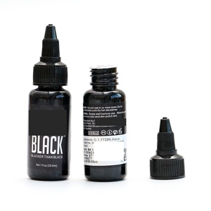 Encre de tatouage haute concentration 1oz 9 couleurs Pigment épais Super Noir pour artistes tatoueurs - Product Image 2
