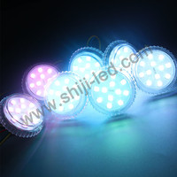 Lumière LED à pixels SMD 5050 RGB pour manèges, 50 mm, 12 pixels, DC24V