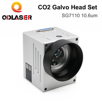 Tête de balayage laser CO2 SG7110 |   10,6 µm 10600 nm Ouverture d'entrée de 10 mm |   Scanner galvanométrique avec ensemble d'alimentation