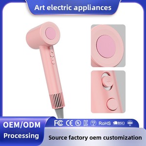 Sèche-cheveux professionnel personnalisé pour salon, haute vitesse, sans balais, ABS/PC, 3 vitesses, air froid/chaud, avec embout à fixation rapide - Product Image 5