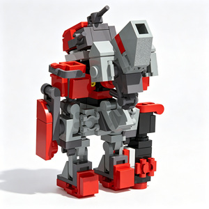Kit de briques d'assemblage éducatif STEM Fantasy : Robot Mecha Dragon Blaze – Blocs de construction DIY, jouet créatif pour cadeau - Product Image 5
