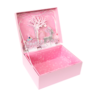 Nouvelle boîte cadeau de parfum pliable en 3D avec lamination mate et gaufrage, fermeture magnétique, doublure en éponge pour la Saint-Valentin